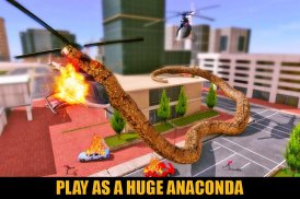 Angry Anaconda City Attack Simulator screenshot 2