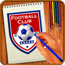 Learn to Draw Football Logos Icon