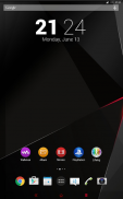 Minimal RED XPERIA Theme screenshot 2