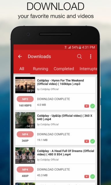 download youtube downloader apk