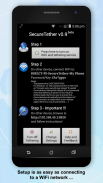 SecureTether WiFi - Free ¹ no root mobile hotspot screenshot 4