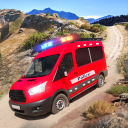 Us Police Van Chasing Simulator: Car Driving 3D Icon