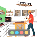 Kitchen Color Selection - 3D Editor Icon