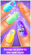 Nail polish game nail art screenshot 0