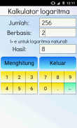 kalkulator logaritma screenshot 0
