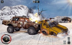 Furious Death Car Snow Racing: Armored Cars Battle screenshot 7