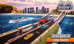 City Bus Driver Public Transport Bus Driving Games screenshot 2