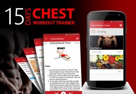 15 Days Chest Workout Trainer screenshot 1