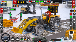 真正的農場遊戲模擬器 - 農場模擬器拖拉機農場遊戲 screenshot 2
