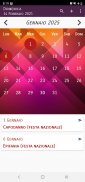 Calendario 2017 Italia screenshot 4