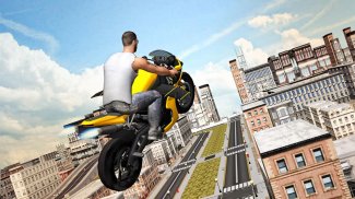 Flying Moto Racer 3d screenshot 12