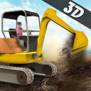 Excavator Crane Simulator Game Icon