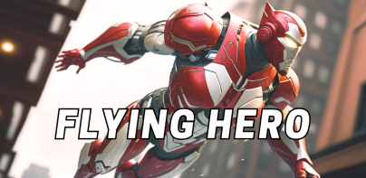 Super hero Flying iron jet man