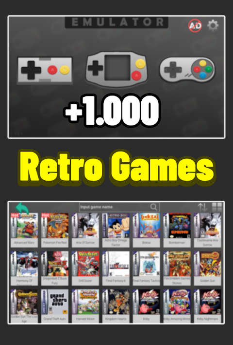 Emulator retro online games