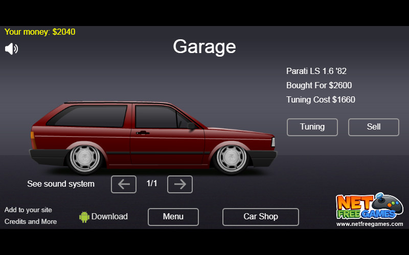 Tuning Gol 1 Quadrado - Baixar APK para Android