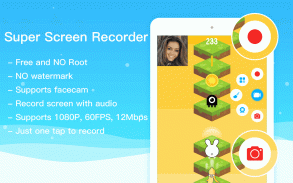 Super Screen Recorder-Ekran Kaydedici Kök izni yok screenshot 7