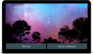 Живые Обои Ночное Небо Free screenshot 3