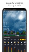 Cityscape animated weather backgrounds add-on screenshot 1