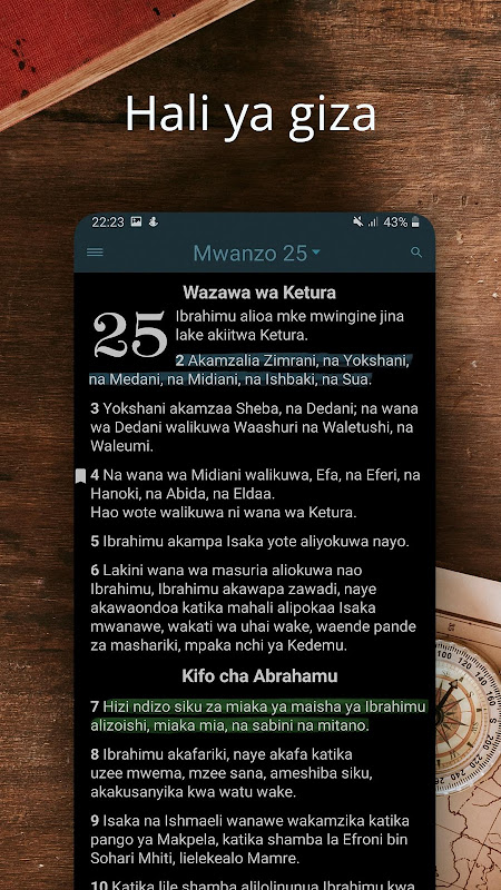 Biblia Takatifu - Swahili Bible (Kiswahili) - APK Download For Android ...