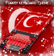 تركيا لوحة المفاتيح موضوع screenshot 2