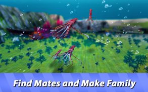 Ocean Squid Simulator - dive into animal survival! screenshot 2