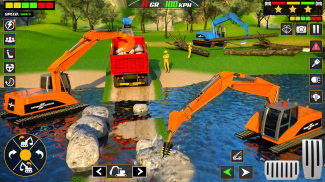 excavator konstruksi jalan 3d screenshot 4