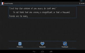 Proverbi francesi screenshot 0