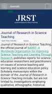 Journal of Research in Science Teaching screenshot 12