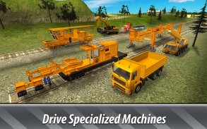 Railroad Building Simulator - construir estrada! screenshot 3