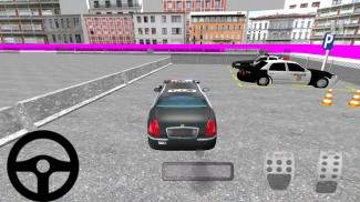 Polizei Parkplatz 3D HD screenshot 1