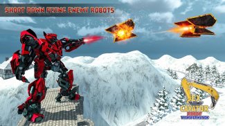 Sand Excavator Crane Transforming Robot Games screenshot 2