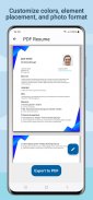 Resume Builder - CV Maker PDF screenshot 9