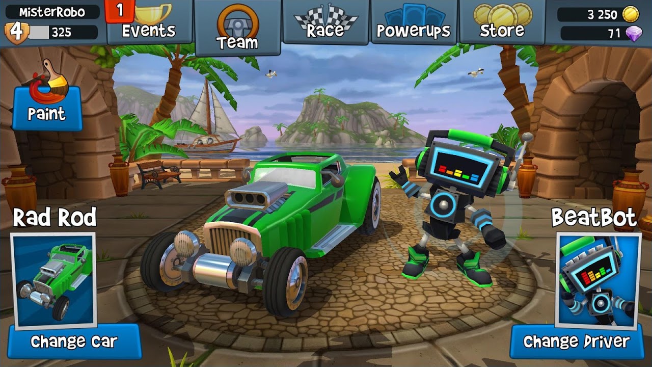 android 1 beach buggy racing
