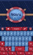 Navy Go Keyboard screenshot 2