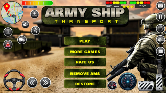 군대 수송 탱크 배 경기 screenshot 2