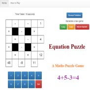 Equation Puzzle screenshot 0