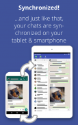 Tablet Messenger - 平板电脑的乘客 screenshot 2
