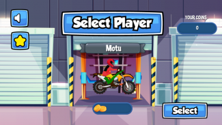 motu bike race game screenshot 1