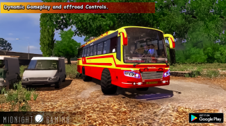 Offroad Coach Simulator : Offroad Bus Games 2021 screenshot 4