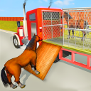caminhão zoo cavalo selvagem