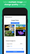 Photoconvert: Convert to jpeg jpg png gif webp bmp screenshot 1