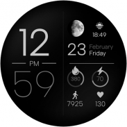 Minimal Digital Watch Face IO screenshot 4