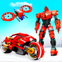 Tiger Robot Moto Bike Game