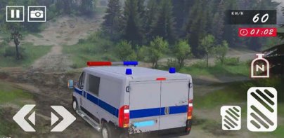 Offroad Police Van Driver Simulator