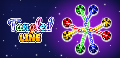 Tangled Line-Knot Untie Puzzle