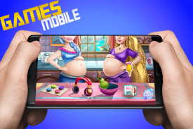 happy princess pregnant - Mommy Pregnant game screenshot 4