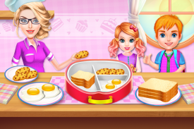 School Kids Cooking Breakfast screenshot 5