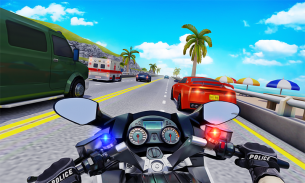 دراجة الشرطة متسابق الطريق السريع سباقات المرور screenshot 10