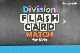 Division Flashcard Match Games screenshot 0