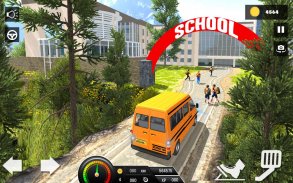 Offroad School Van Driving: Minibus Simulator 2019 screenshot 1